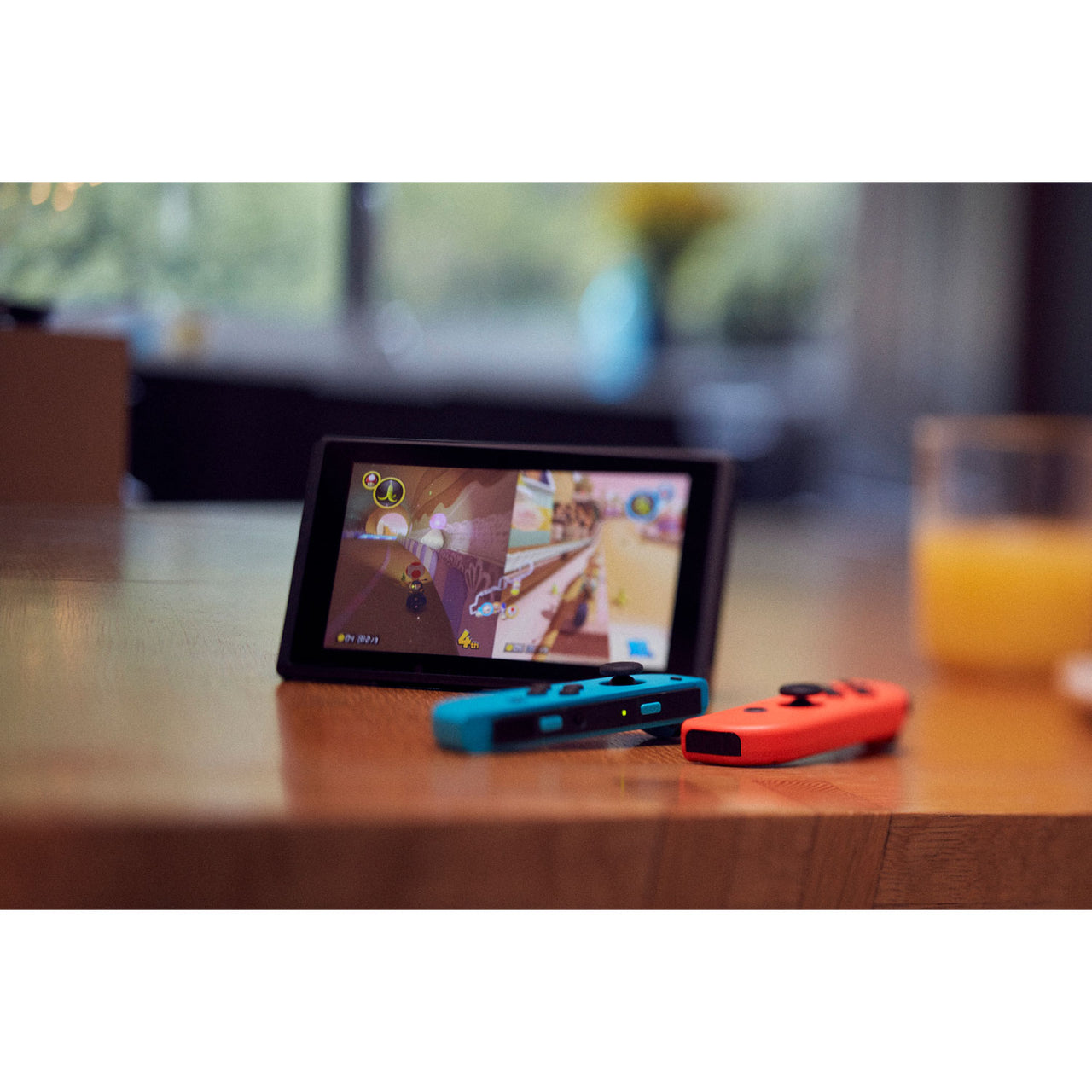 Nintendo Switch Console with Neon Red/Blue Joy-Con