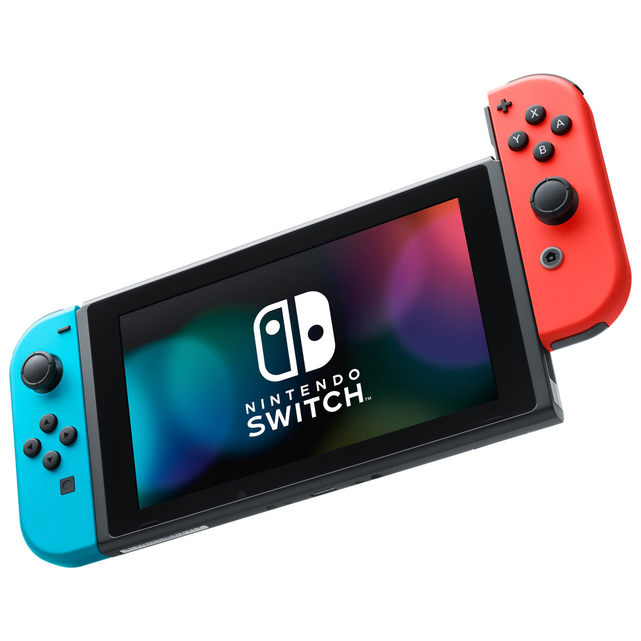 Nintendo Switch Console with Neon Red/Blue Joy-Con