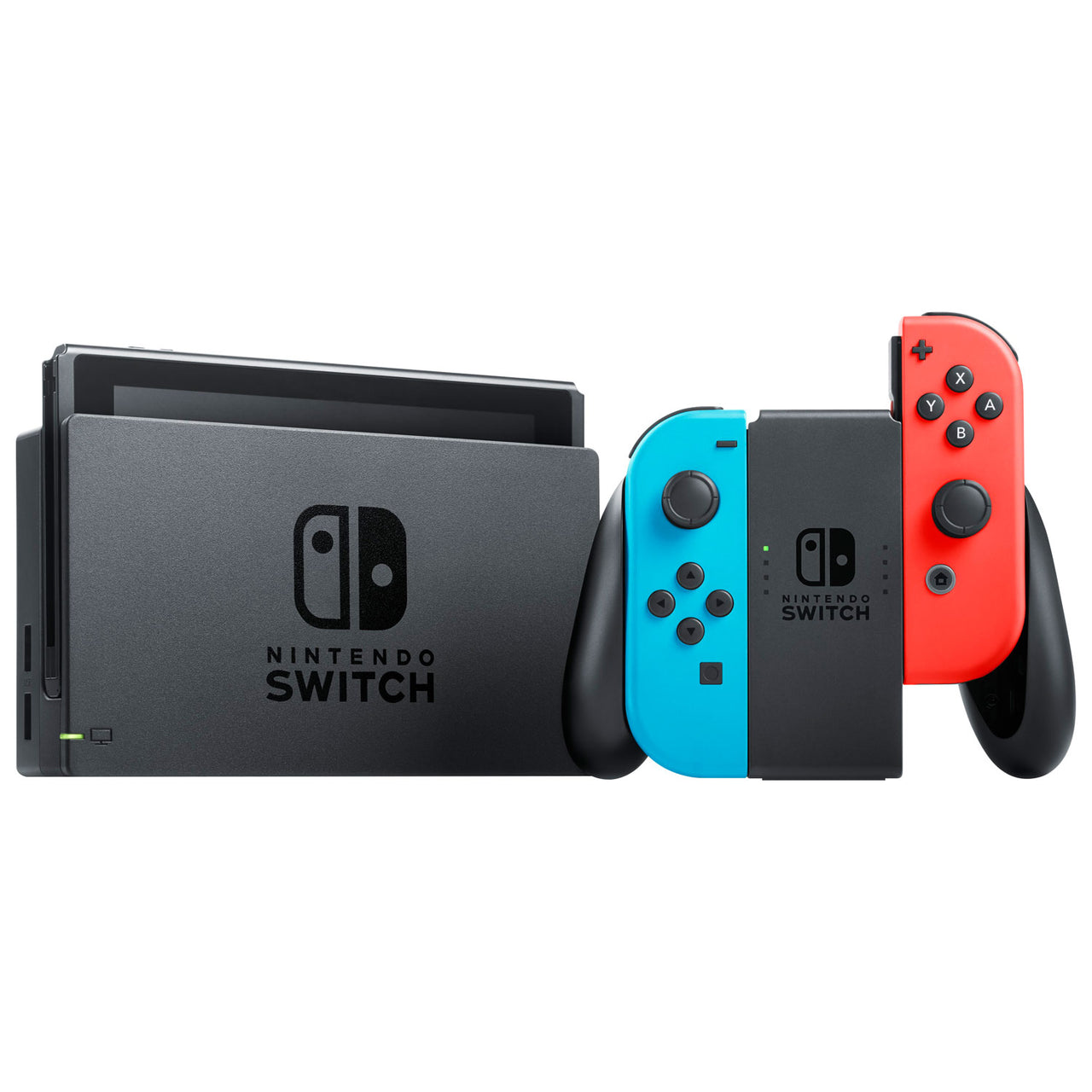 Nintendo Switch Console with Neon Red/Blue Joy-Con