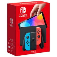 Thumbnail for Nintendo Switch (OLED Model) Console - Neon Red/Blue