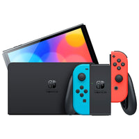 Thumbnail for Nintendo Switch (OLED Model) Console - Neon Red/Blue