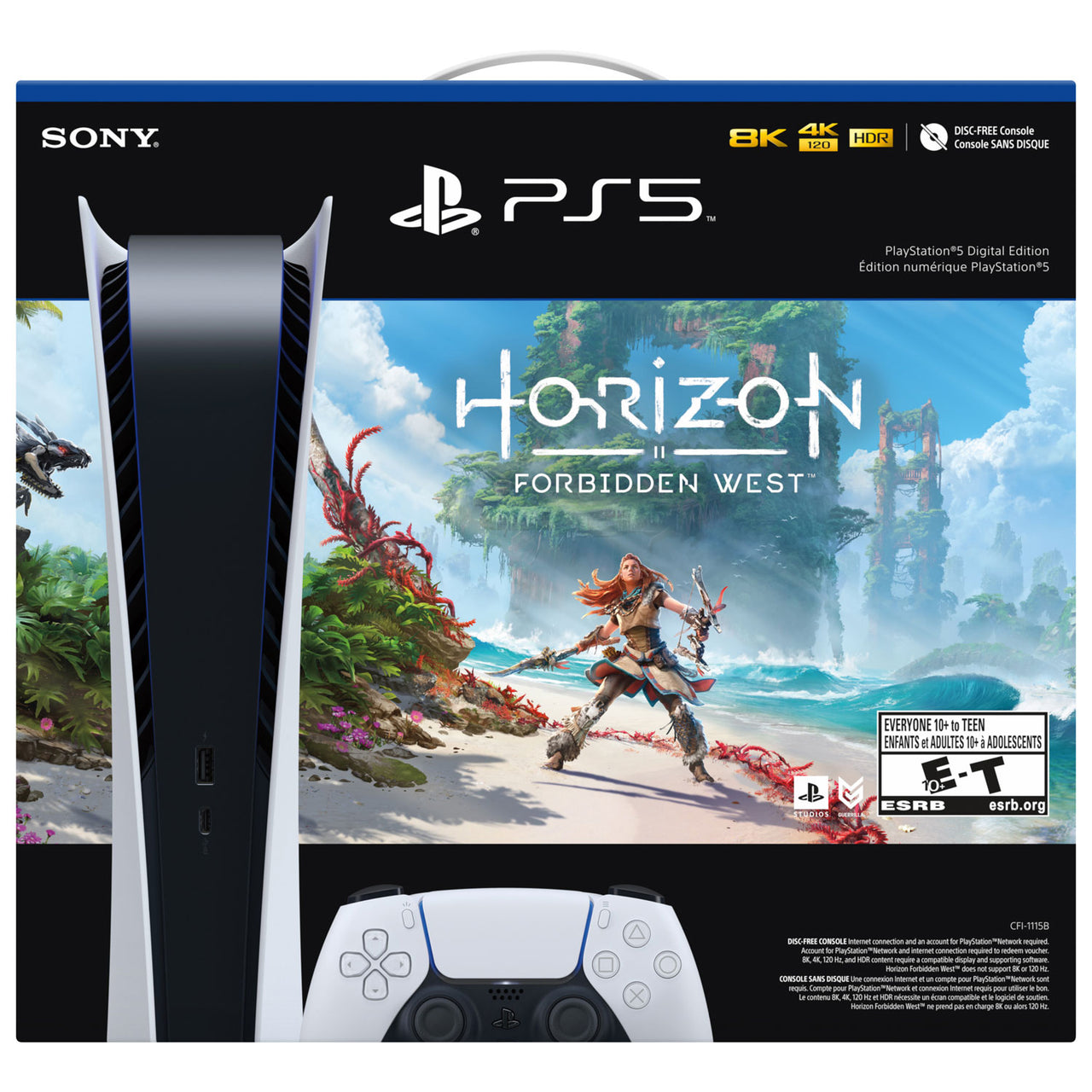 PlayStation 5 Digital Edition Horizon Forbidden West Bundle