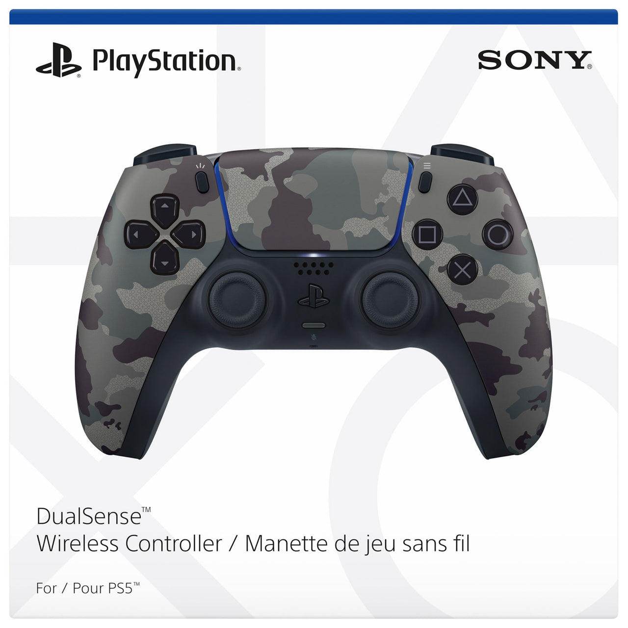 PlayStation 5 DualSense Wireless Controller - Grey Camouflage