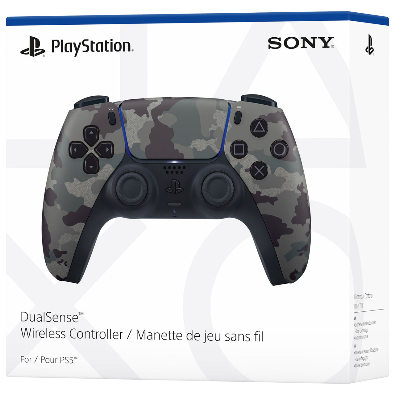 PlayStation 5 DualSense Wireless Controller - Grey Camouflage